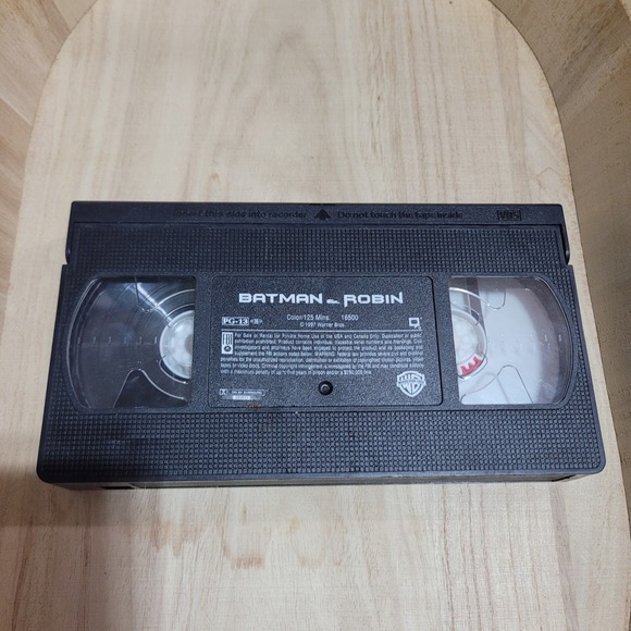 Warner Bros. Other - Batman & Robin VHS 1997 Warner Bros DC Comics Movie George Clooney 16500